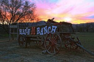 Chuck Wagon Supper & Western Stage Show at Blazin' M Ranch Ticket - Signing the waiver and doing the hands-on stuff