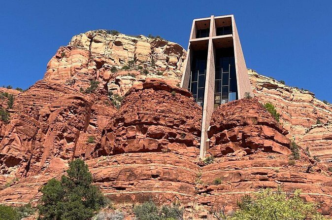 Private Luxury Scenic Sedona Tour, $489 for ALL, up to 6 - Stop 1: Chapel of the Holy Cross and Red Rock views without the hassle