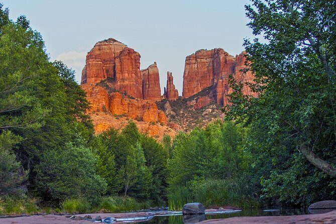 Sightseeing Highlights Tour of Sedona - A Shaded Open-Air Bus That Gets You to the Good Stops Fast